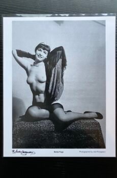 Bettie Page Prints Signed by Jack Faragasso